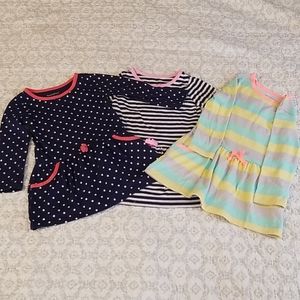3 size 2T girl's healthtex Dresses